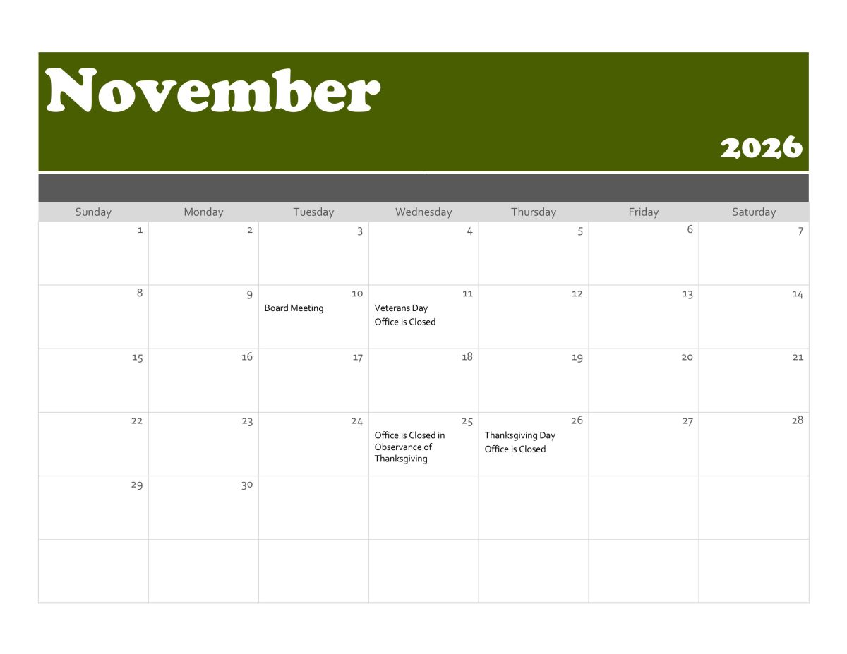 Board Meeting November