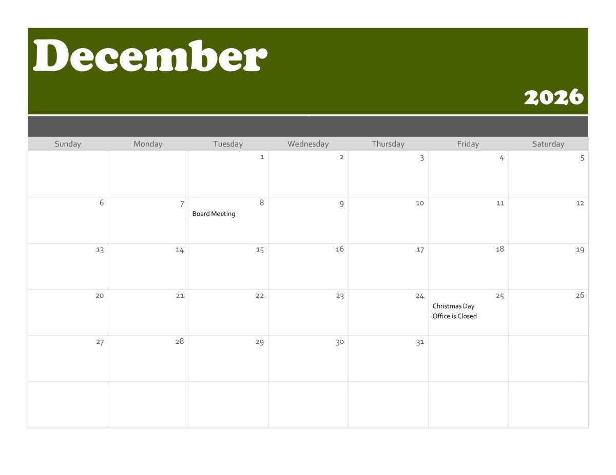 Board Meeting December