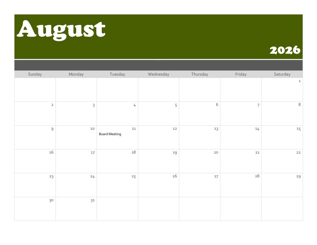 Board Meeting July