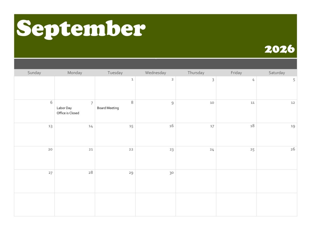 Board Meeting September